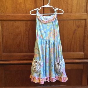 Mustard pie knit dress