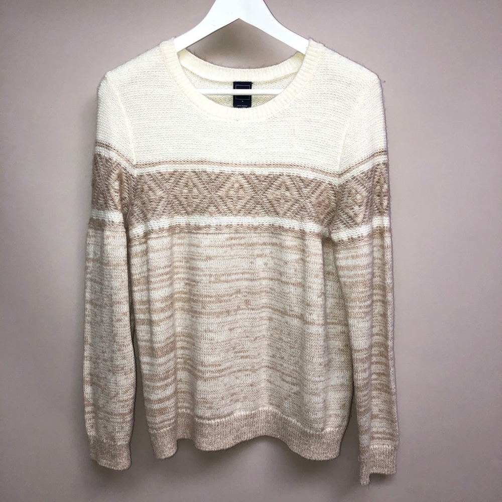 Oatmeal crew neck sweater
