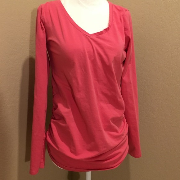 Motherhood Maternity Tops - 🔥30%OFF🔥🎉HP🎉Pink Motherhood long sleeve shirt
