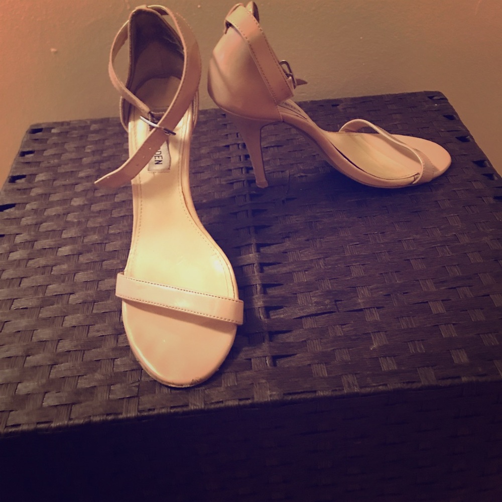 Steve Madden Patent Nude Sandals