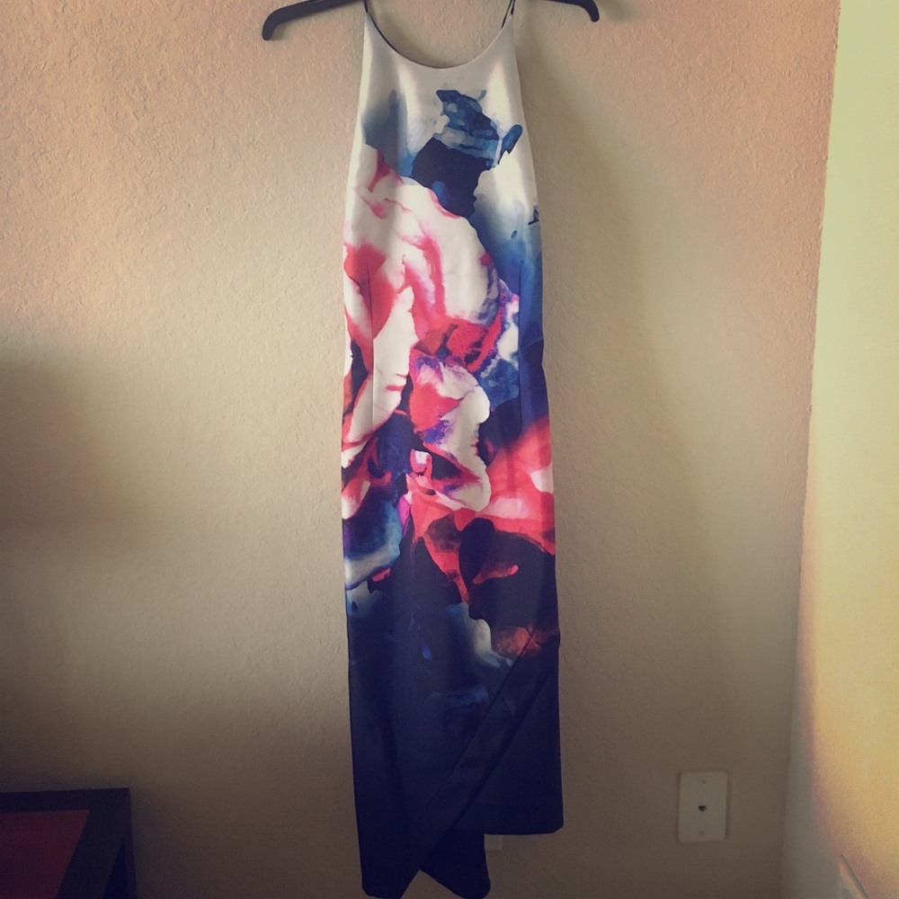 Nicholas Floral Backless Dress