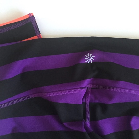 Athleta Chaturanga Colorblock Stripe Leggings - Picture 3 of 3