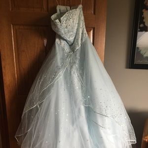 Powder Blue Prom Dress