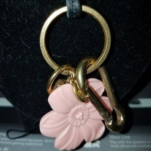 Pilgrim pink Floral/ leather necklace.NWT