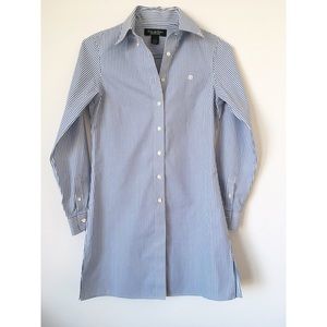 New Brooks Brothers Preppy Shirt Dress