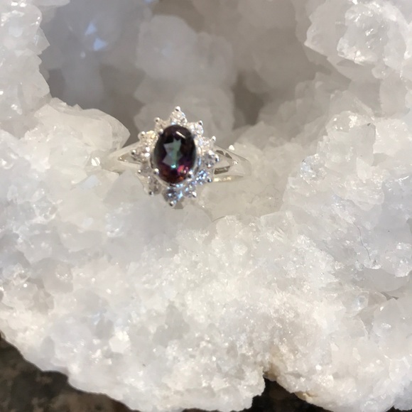 Jewelry - STERLING SILVER GENUINE MYSTIC TOPAZ SIZE