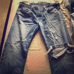 Men's polo designer jeans