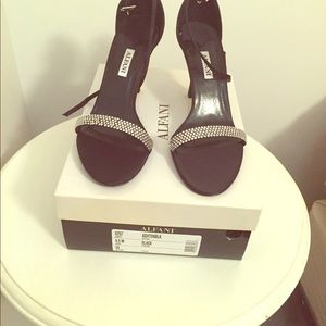Brand New Black sparkle evening shoes. Size 9.5