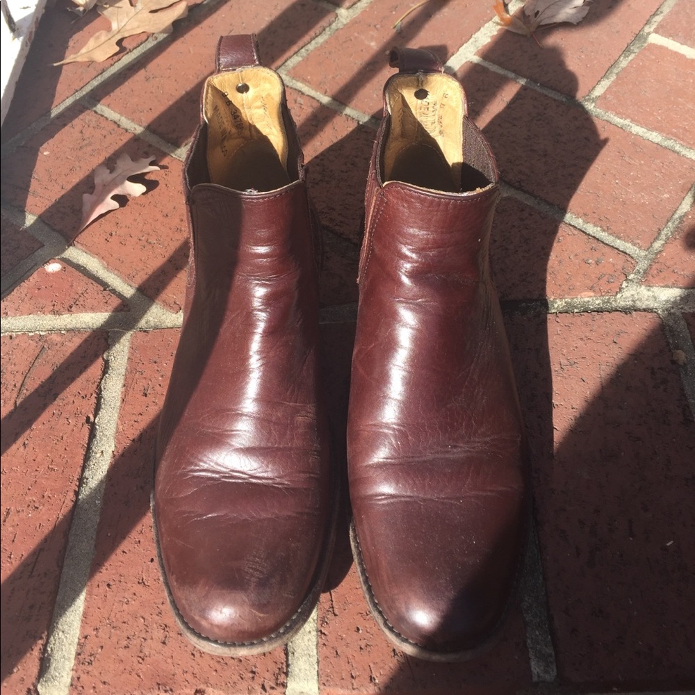 Brown Frye Chelsea Boots