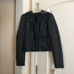 Free People leather jacket