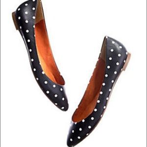 MADEWELL Sidewalk Skimmers in Polka Dots 7.5