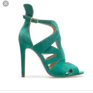 Zara Basic Green Heel