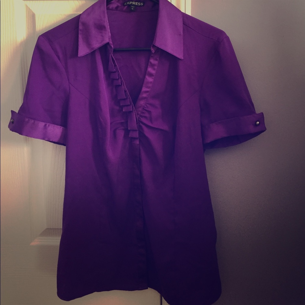 Express business collard shirt