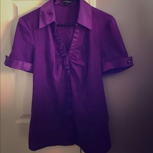 Express business collard shirt