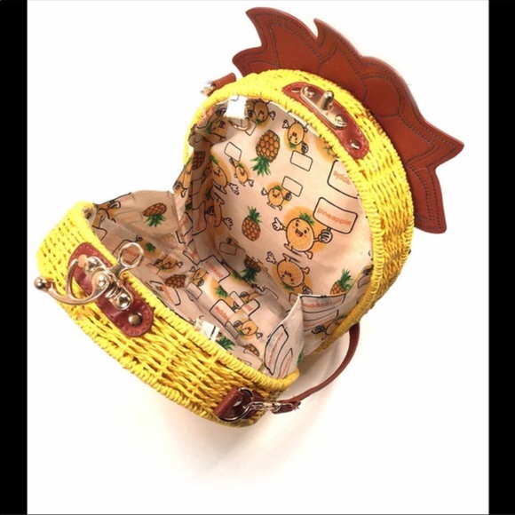 Pineapple wicker purse - Picture 2 of 5