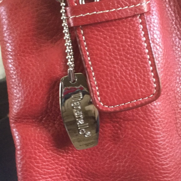 Tignanello red leather bag - Picture 2 of 7