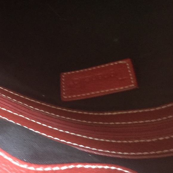 Tignanello red leather bag - Picture 5 of 7