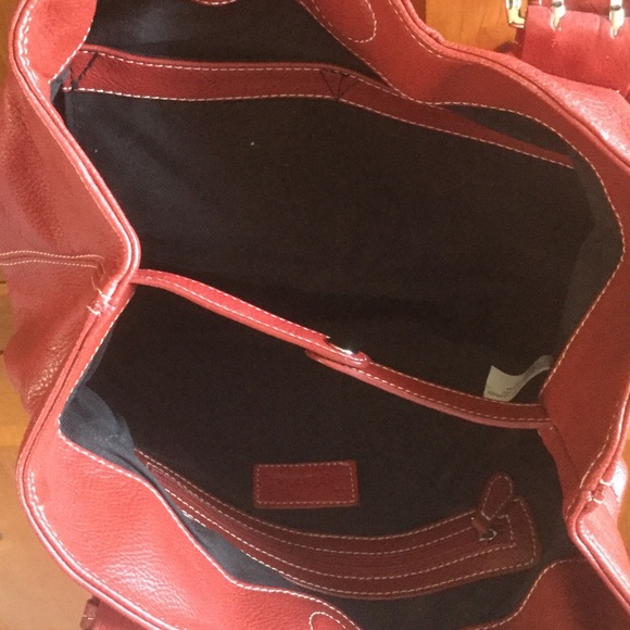 Tignanello red leather bag - Picture 6 of 7