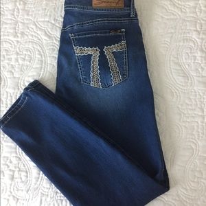 7 For Mankind low rise Skinny Jeans
