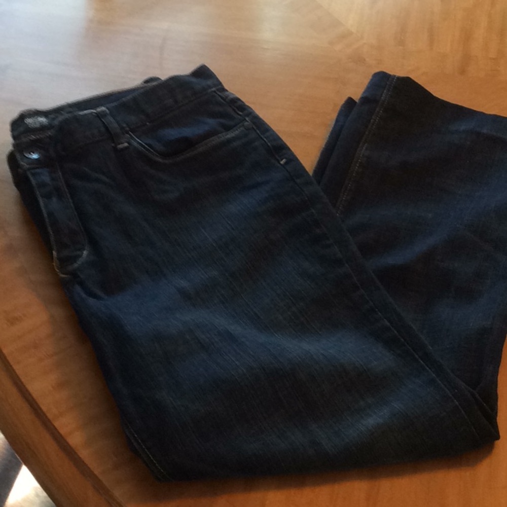 Size 14, Straight leg jeans. Nearly new.
