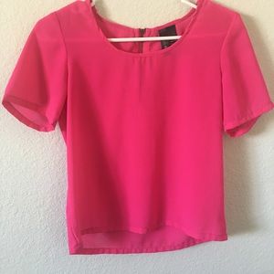 Bright Pink Blouse