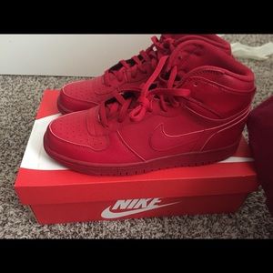 Brand New Red Nike Shoes