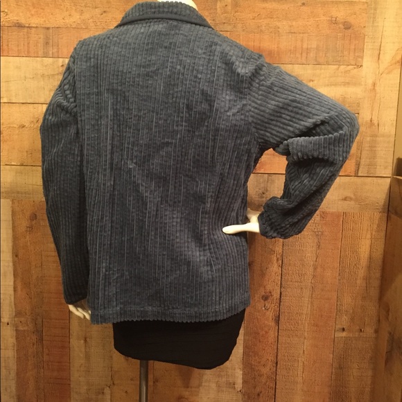 Woolrich Kineta Corduroy Blue Jacket EUC - Picture 2 of 7