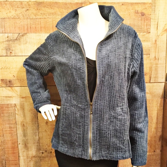 Woolrich Kineta Corduroy Blue Jacket EUC - Picture 5 of 7