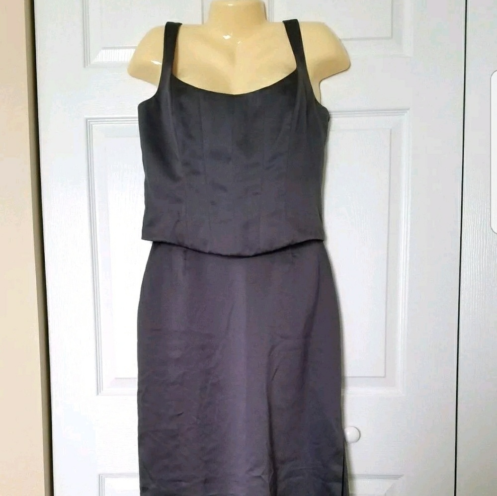 NICOLE MILLER 2 Piece Gown 14 Large
Gray Formal