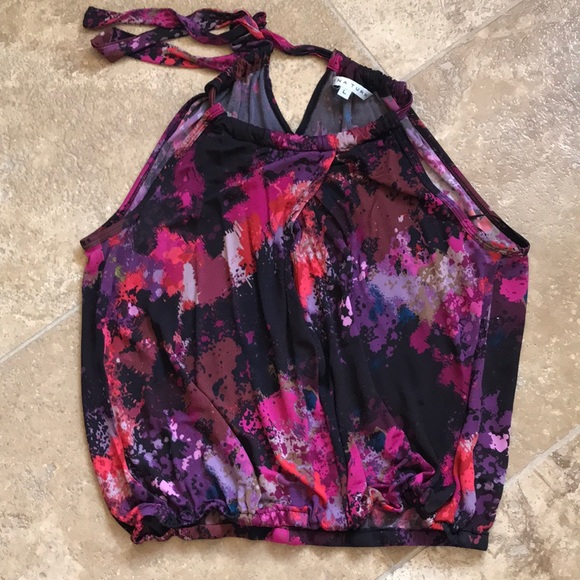🔥Sold🔥Trina Turk Multi color top👚 - Picture 1 of 4