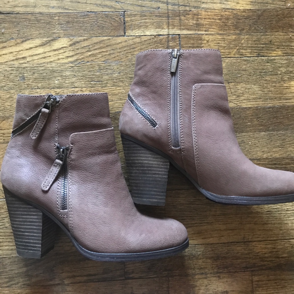 Vince Camuto Leather Ankle Boots