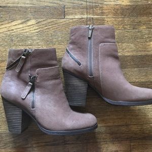 Vince Camuto Leather Ankle Boots