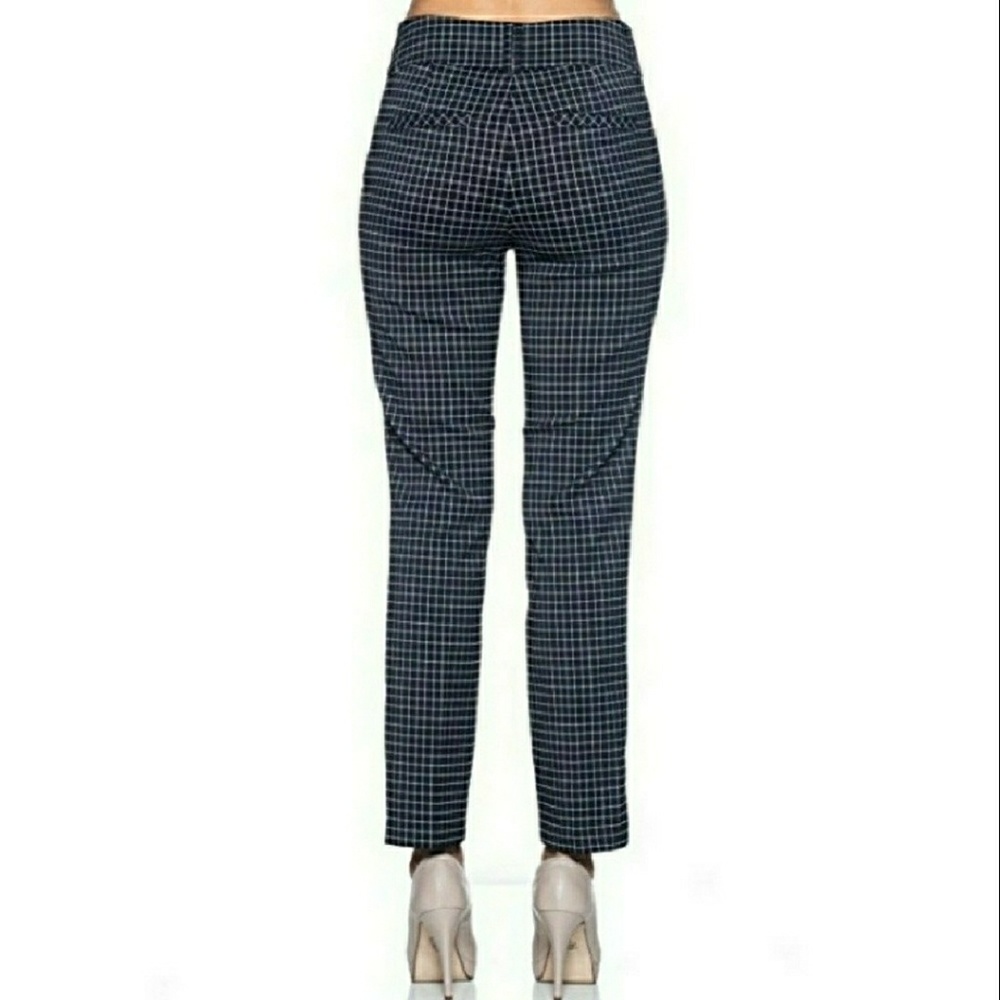 Slim Fit Plaid Work Pants. - Picture 6 of 8