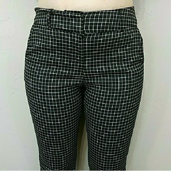 Slim Fit Plaid Work Pants. - Picture 4 of 8