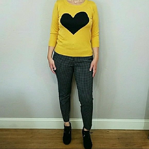 Slim Fit Plaid Work Pants. - Picture 5 of 8