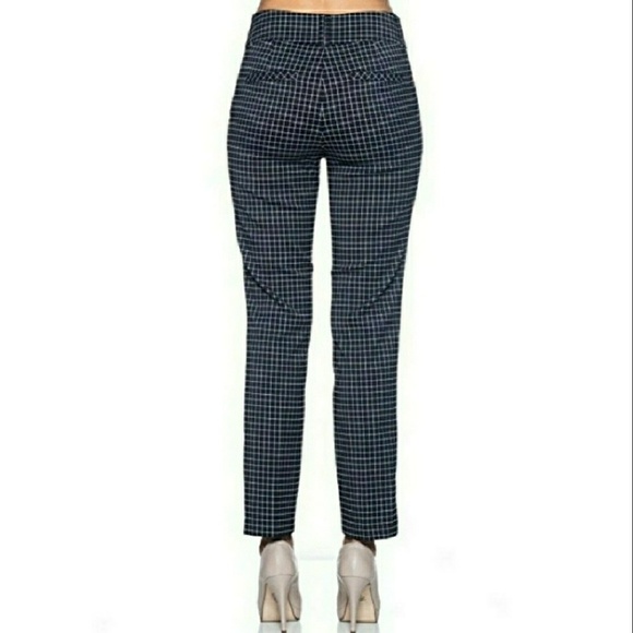 Slim Fit Plaid Work Pants. - Picture 6 of 8