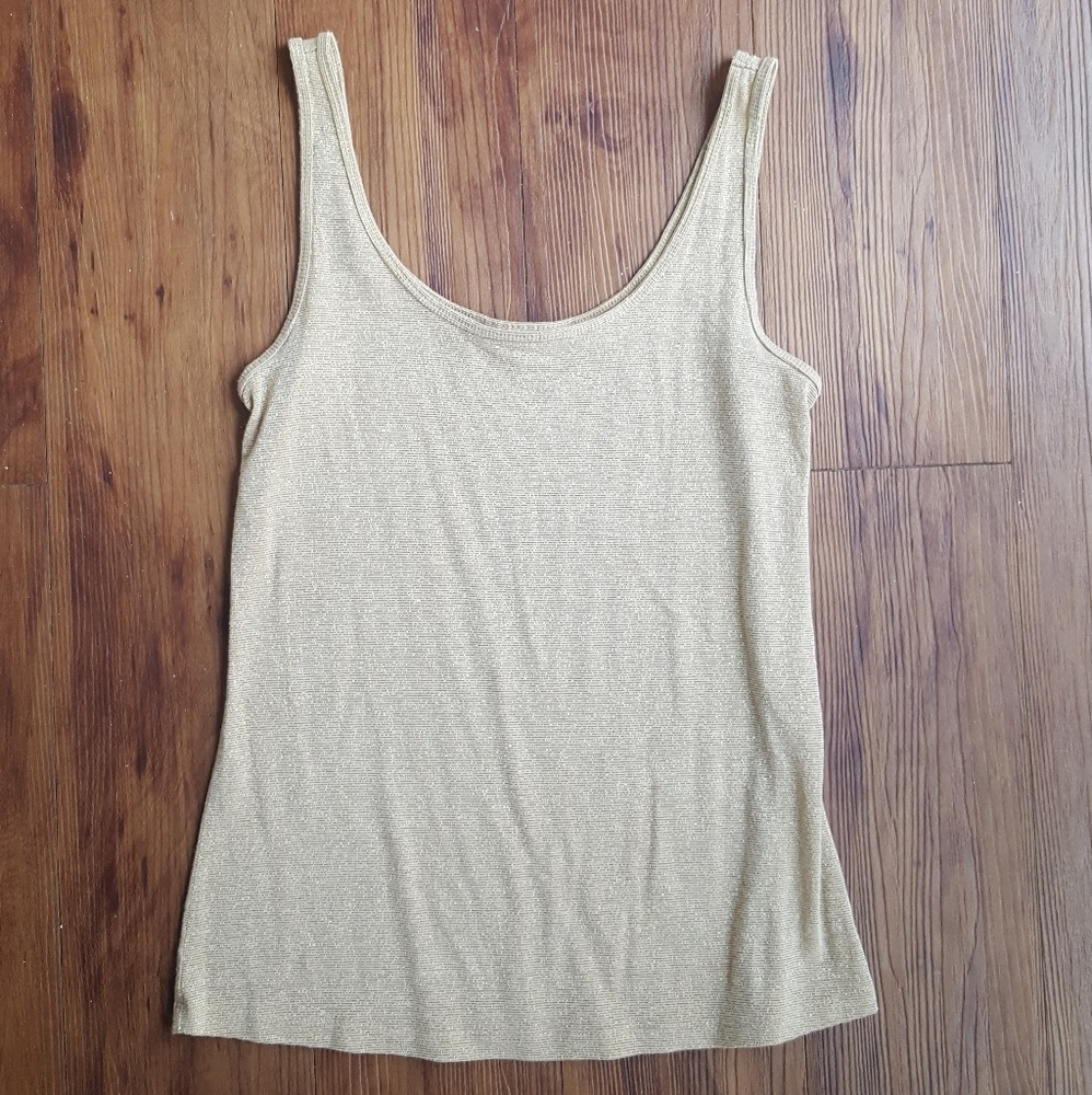 Jennifer Lopez Metallic Tank