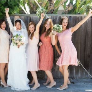 Rose Bridesmaid Dress