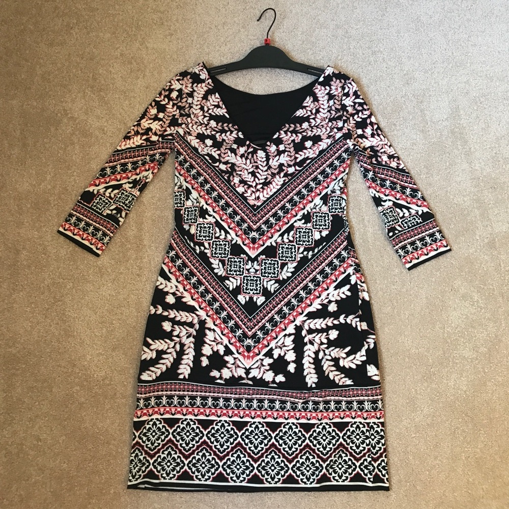 WHBM figure flattering ITY dress