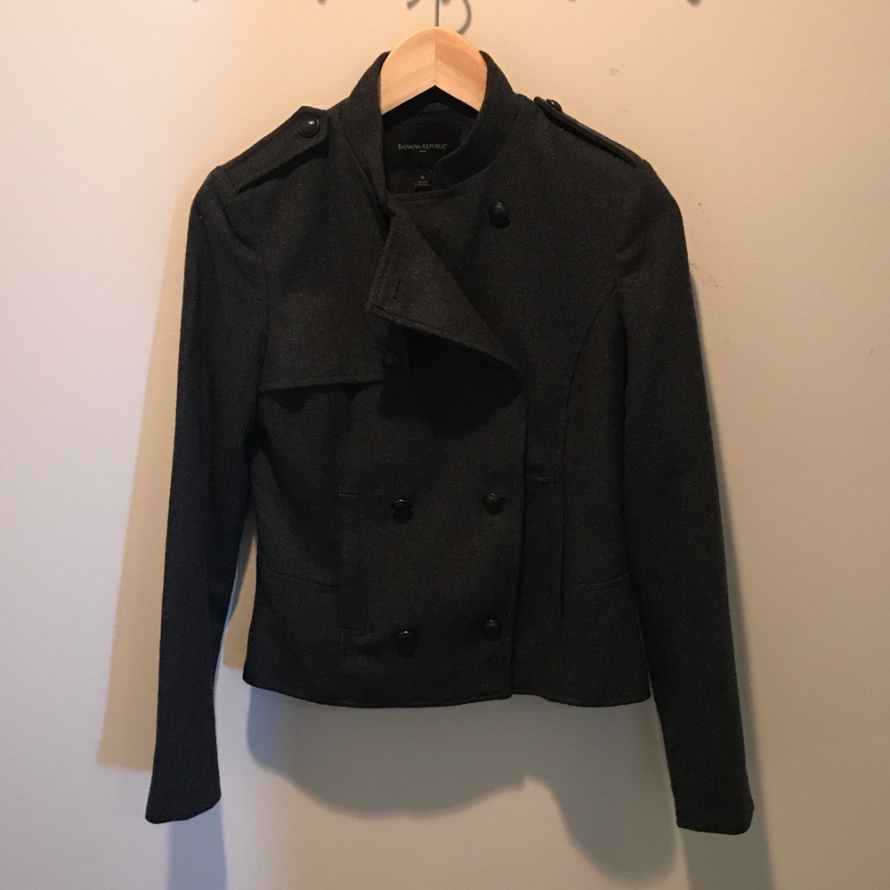 Banana Republic Military Wool Jacket