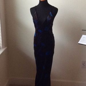 Ecote velvet floral dress