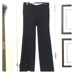 Black pin striped dress pants