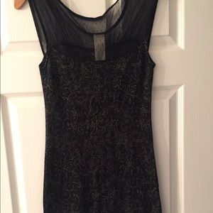 Free People black stretch dress - Small