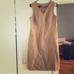 Camel wool dress