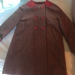 Mini Borden pea coat. 4/5T