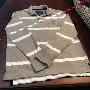 American Eagle Men's long-sleeve striped sweater