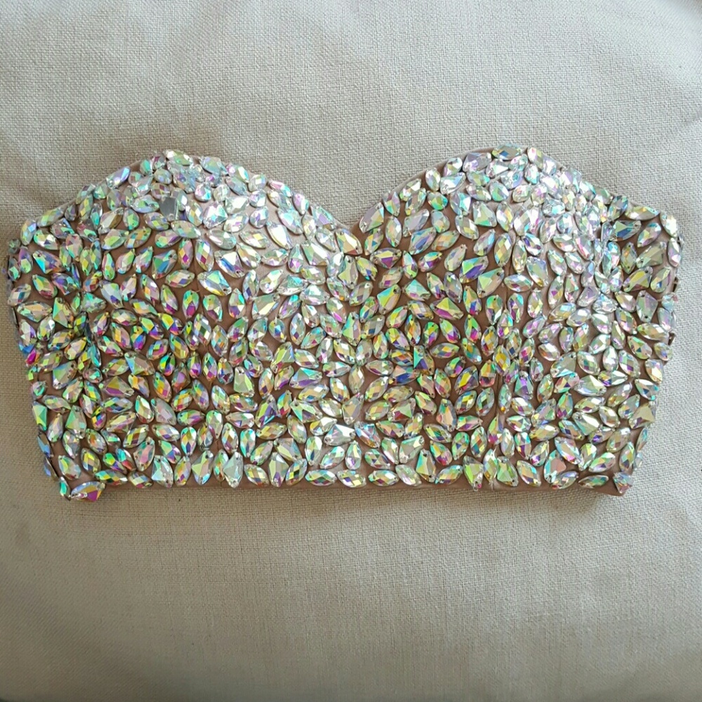 *Final Reduction* Guess Bejeweled Strapless Bra