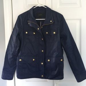 J. Crew navy downtown field jacket - women’s S