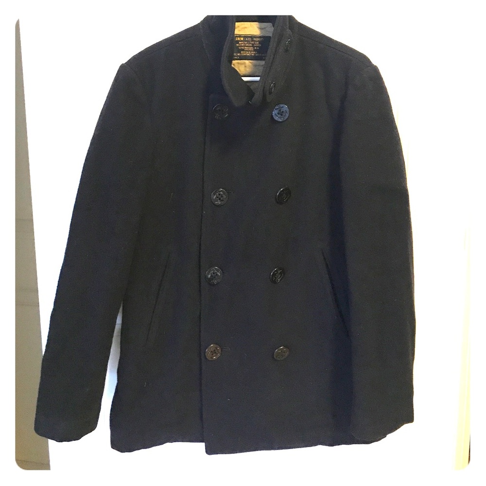 J. Crew Men's Wool Peacoat