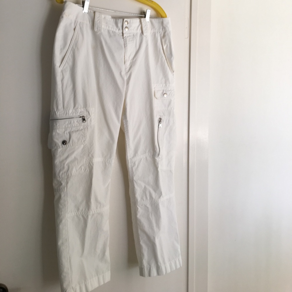 Ralph Lauren white cargo pants
